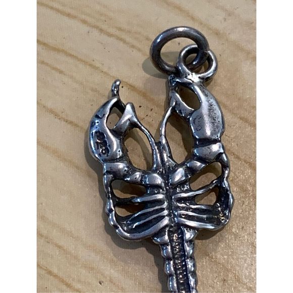 .925 Lobster Sterling Silver Jewelry Charm #seafood - Picture 4 of 4